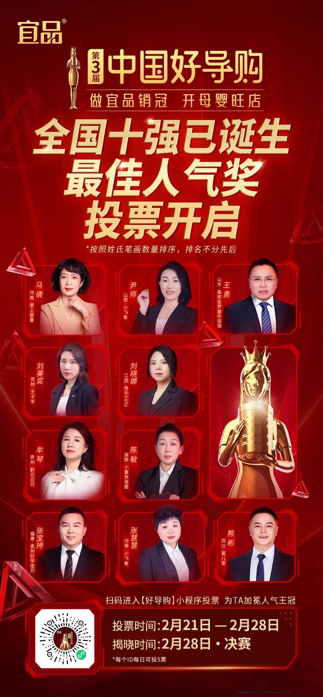 学习+实战！第三届宜品《中国好导购》十强诞生，尽显母婴导购专业风采！
